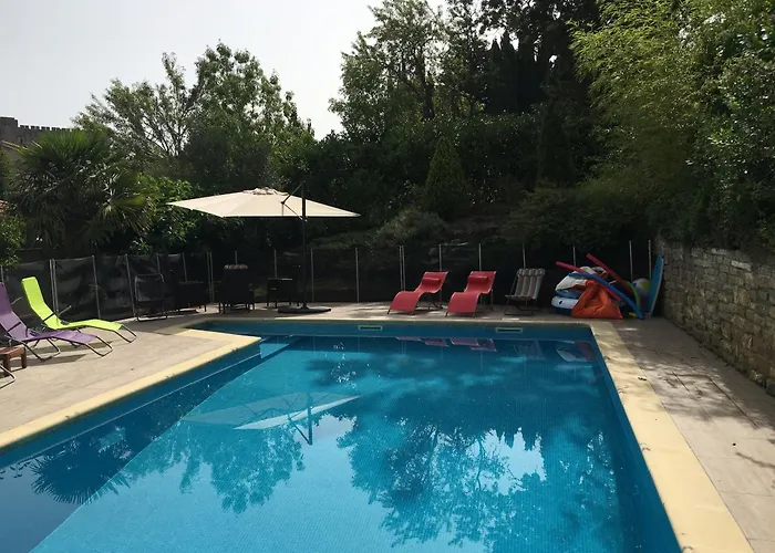 Superbe 4 Ch Climatisees Avec Piscine Privee * Roquetaillade